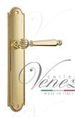 Дверная ручка Venezia на планке PL98 мод. Pellestrina (полир. латунь) проходная