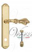 Дверная ручка Venezia на планке PL02 мод. Florence (полир. латунь) сантехническая