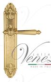 Дверная ручка Venezia на планке PL90 мод. Pellestrina (полир. латунь) проходная