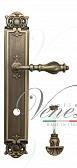 Дверная ручка Venezia на планке PL97 мод. Gifestion (мат. бронза) сантехническая, пово